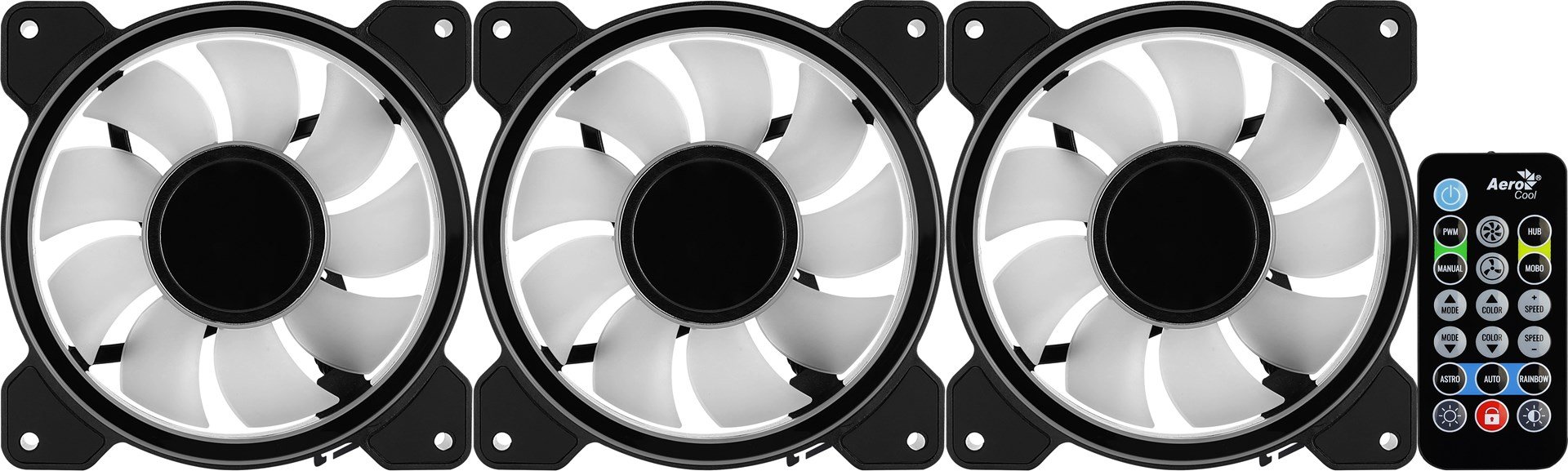 Aerocool Mirage 12 ARGB Pro Cooler, 12 cm, Black - Thumbnail 5