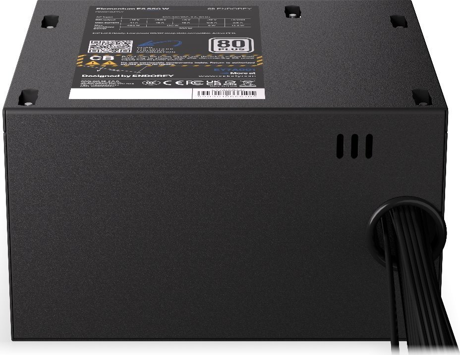 Endorfy Elementum E5 EY7A001 ATX Power Supply, 550W - Thumbnail 8
