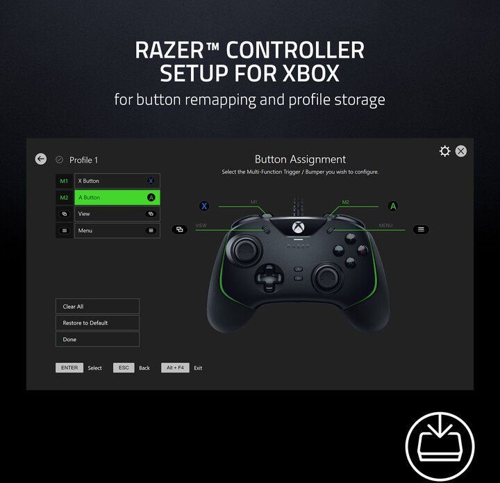 Razer Wolverine v2 Kontroller, I Bardhë (PC, Xbox Series, Xbox ONE) - Thumbnail 10