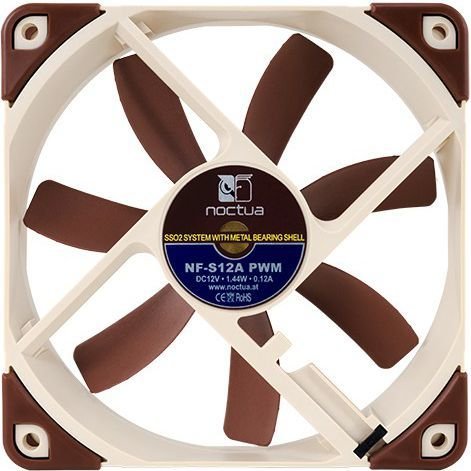 Noctua NF-S12A PWM Cooler, 120 mm - Thumbnail 4