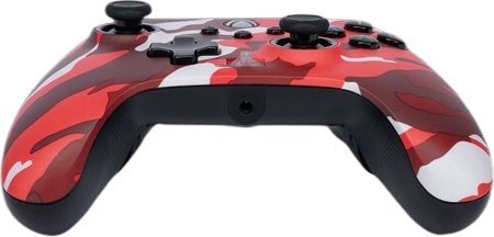 PowerA Enhanced Red Camo Controller, Wired, White / Red - Thumbnail 7