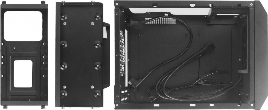 Chieftec Pro Cube Mini CN-01B-OP Case, Cube Tower, Black - Thumbnail 8