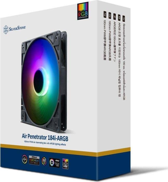 SilverStone Air Penetrator 184i ARGB Fan, 180 mm - Thumbnail 14
