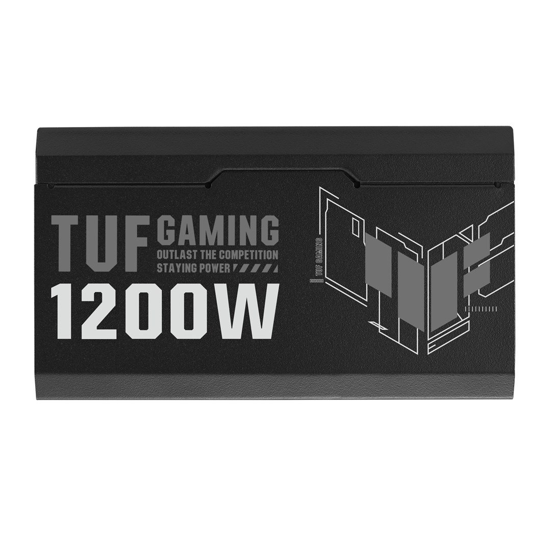 ASUS TUF GAMING 1200W Power Supply, Gold, 20+4 pin ATX, 1200 W, Black - Thumbnail 5