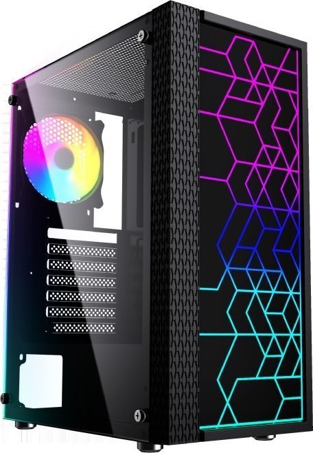 Gembird Fornax 2500 RGB Case, Midi Tower - Image 1