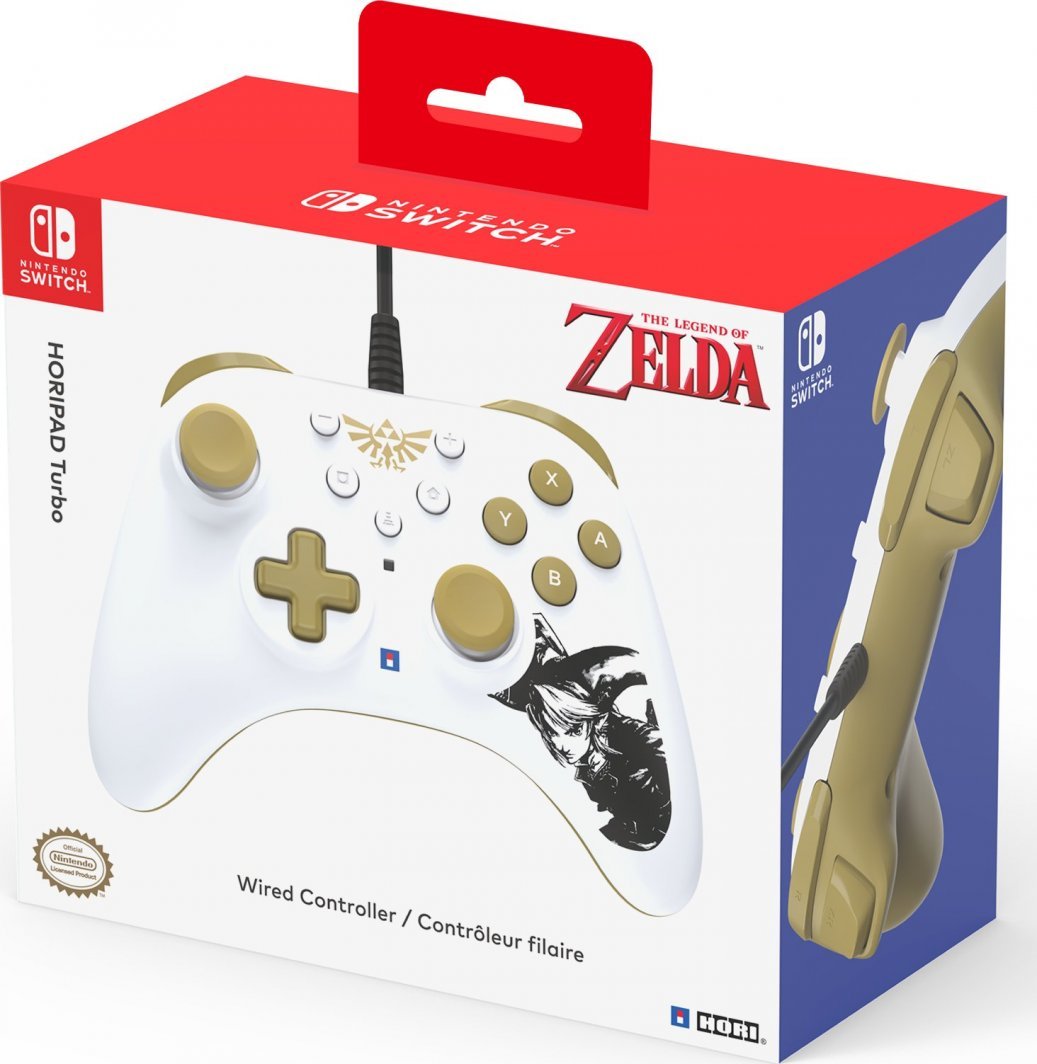 NoName Horipad Turbo Controller, Wired, White - Thumbnail 7