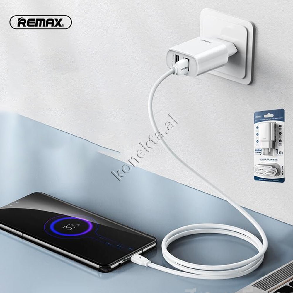 REMAX Adaptor Karikimi me Kabell Lightning / Micro & Type-c 1m, 2.1A - Thumbnail 4