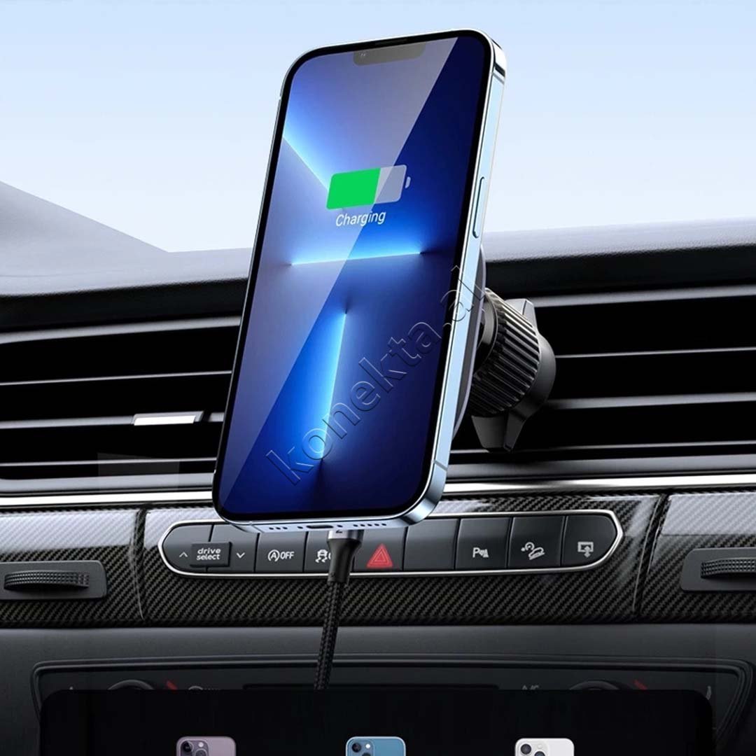 UGreen Mbajtese Celulari Per Makine Magnetike 2 Ne 1 Me Vakum Dhe Kapese - Thumbnail 5