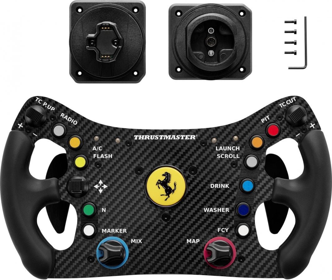 Thrustmaster Ferrari 488 GT3 Wheel Add-On (4060263) - Thumbnail 2
