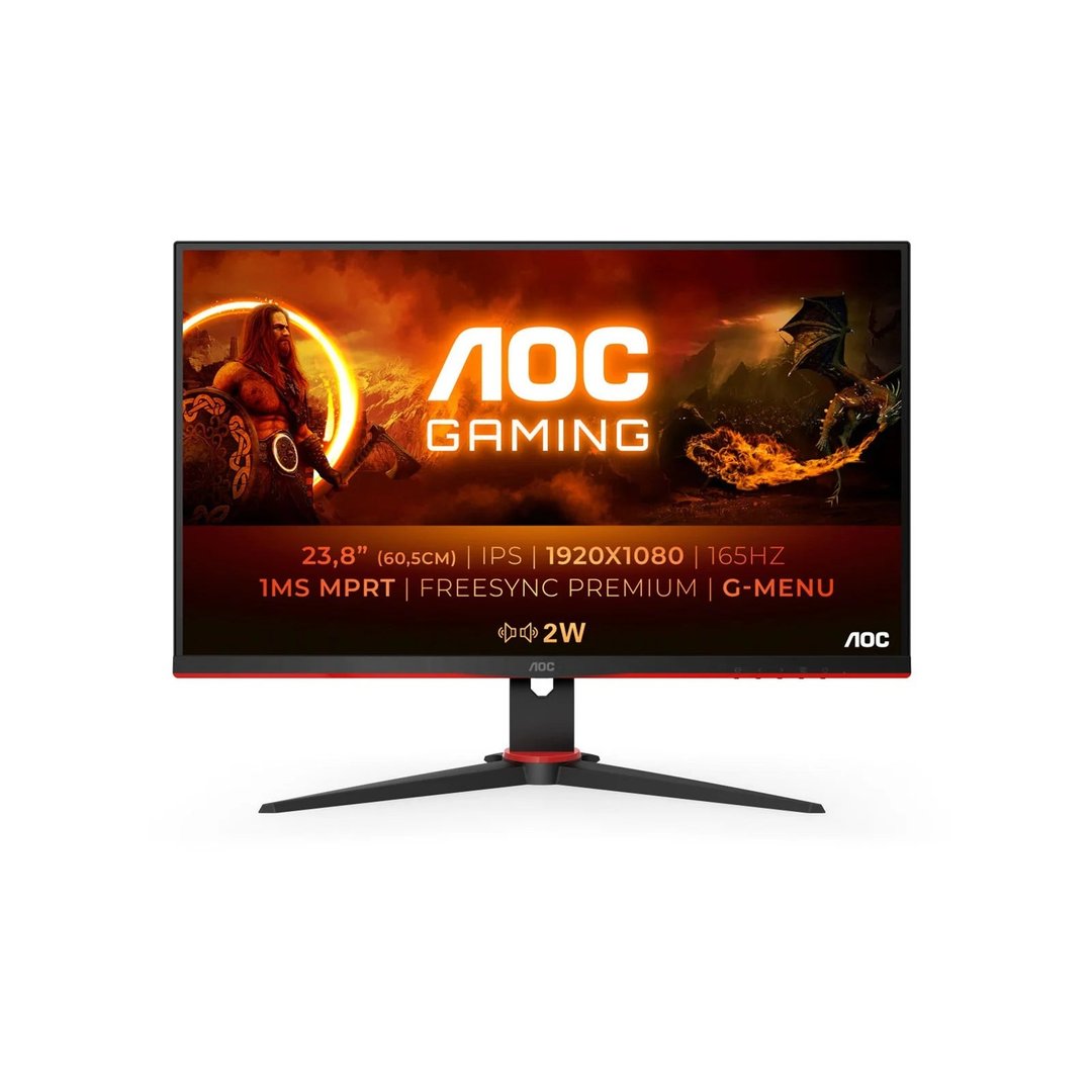 AOC 24G2SPAE Gaming Monitor, 23.8" FHD 1920x1080, 165Hz - Image 1