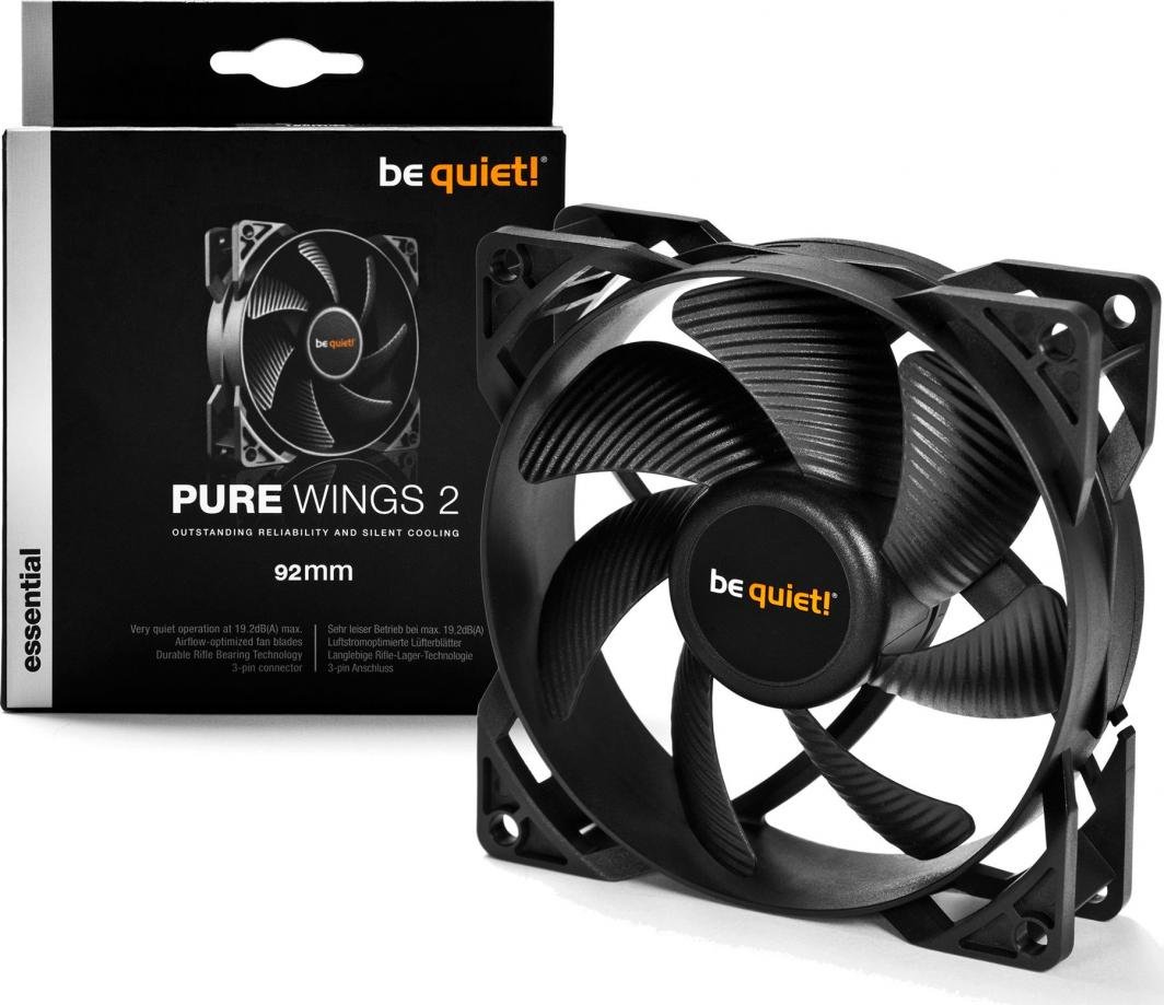 Be quiet! Pure Wings 2 Fan, 92 mm - Thumbnail 2