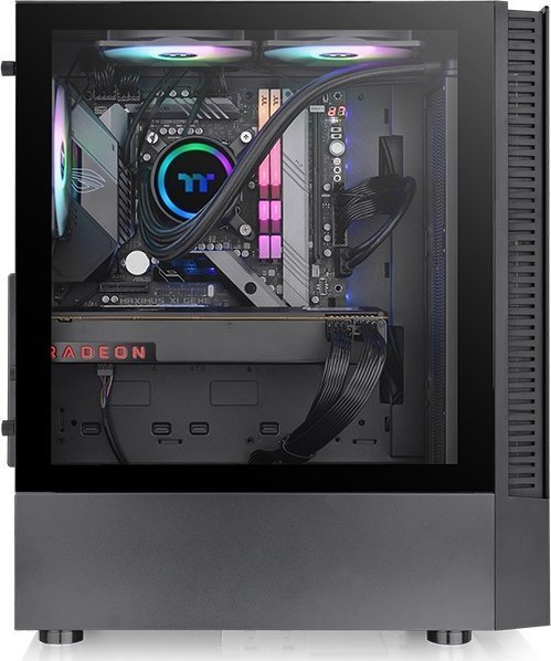 Thermaltake View 200 TG ARGB Case, Midi Tower - Thumbnail 4