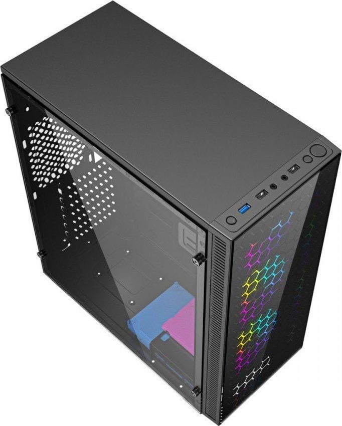 Gembird Fornax 500 Case, Midi Tower - Thumbnail 5