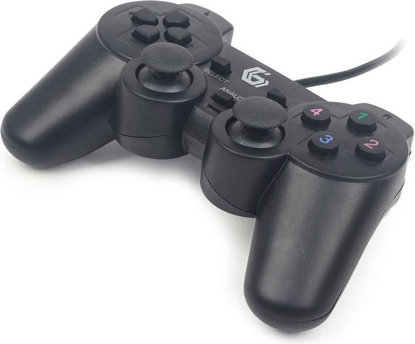 Gembird Dual Vibration Controller, Wired, Black - Thumbnail 3