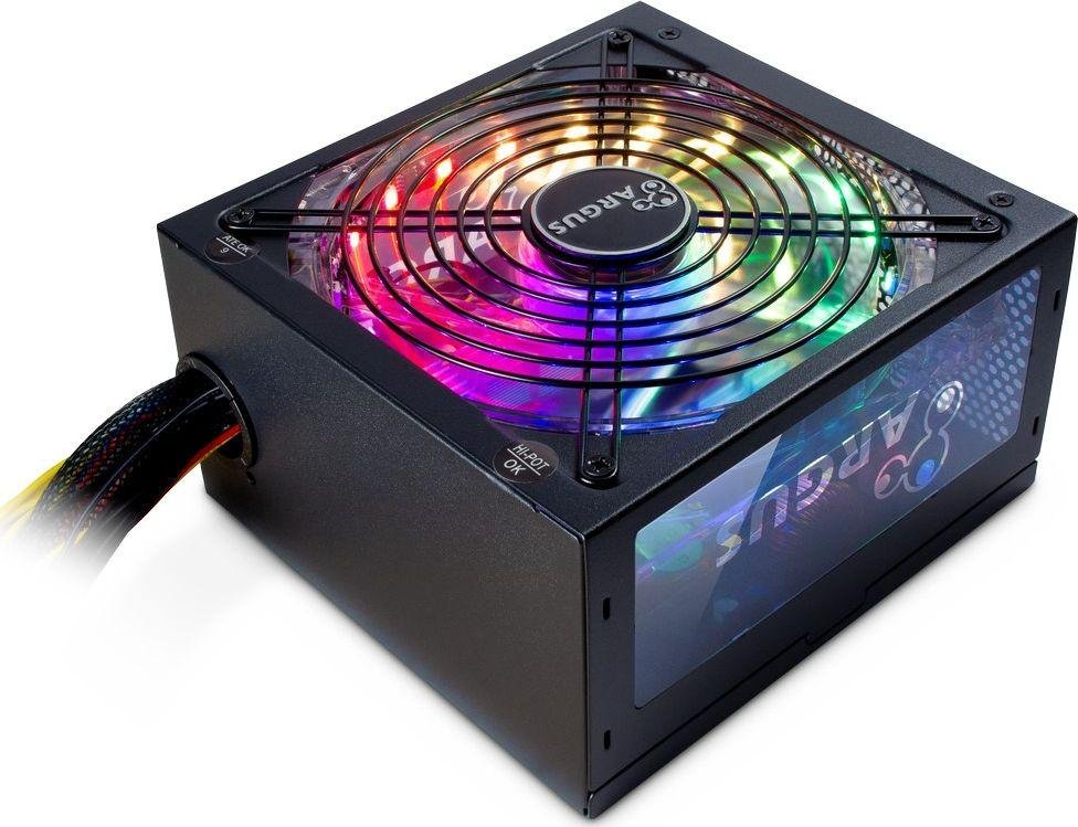Inter-Tech Argus RGB 88882192 Power Supply, 500W - Image 1