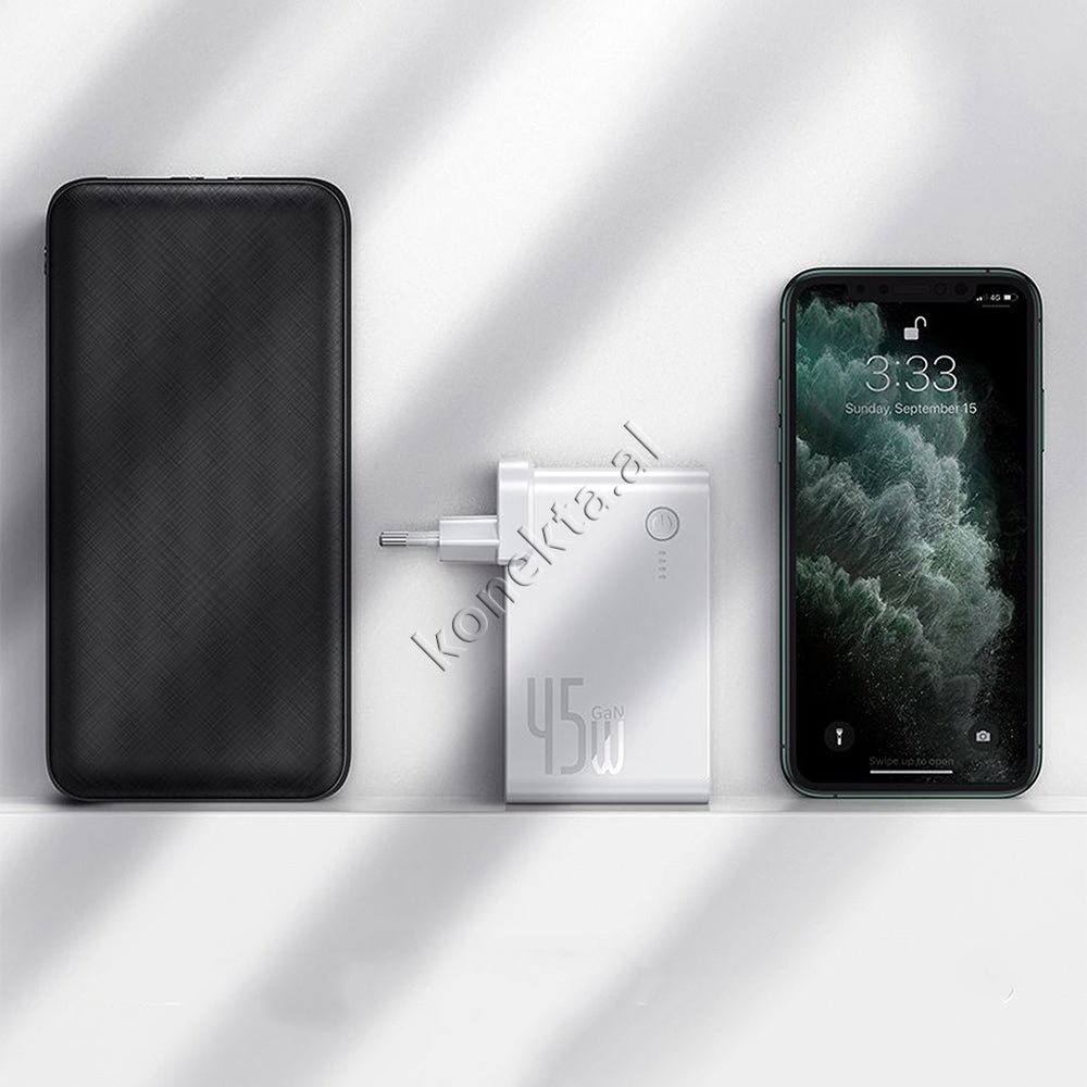 Baseus 2 in 1 Charger and Power Bank, 45W, 10000mAh, Black - Thumbnail 16