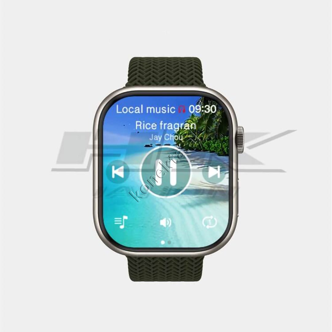 HOCO HK9 PRO+ Smartwatch, Black, 2.2 Inch - Thumbnail 8