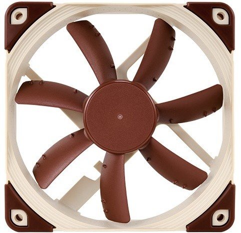Noctua NF-S12A ULN Cooler, 120 mm, Brown - White - Thumbnail 3