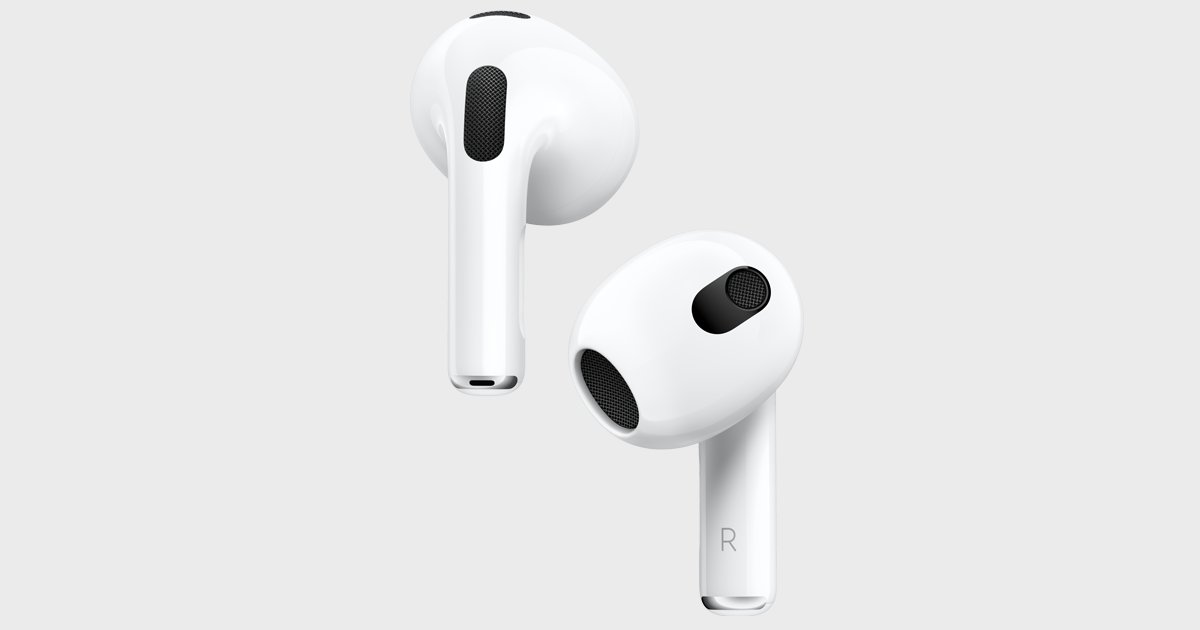 Apple AirPods Gen 3 Earbuds, White - Thumbnail 3