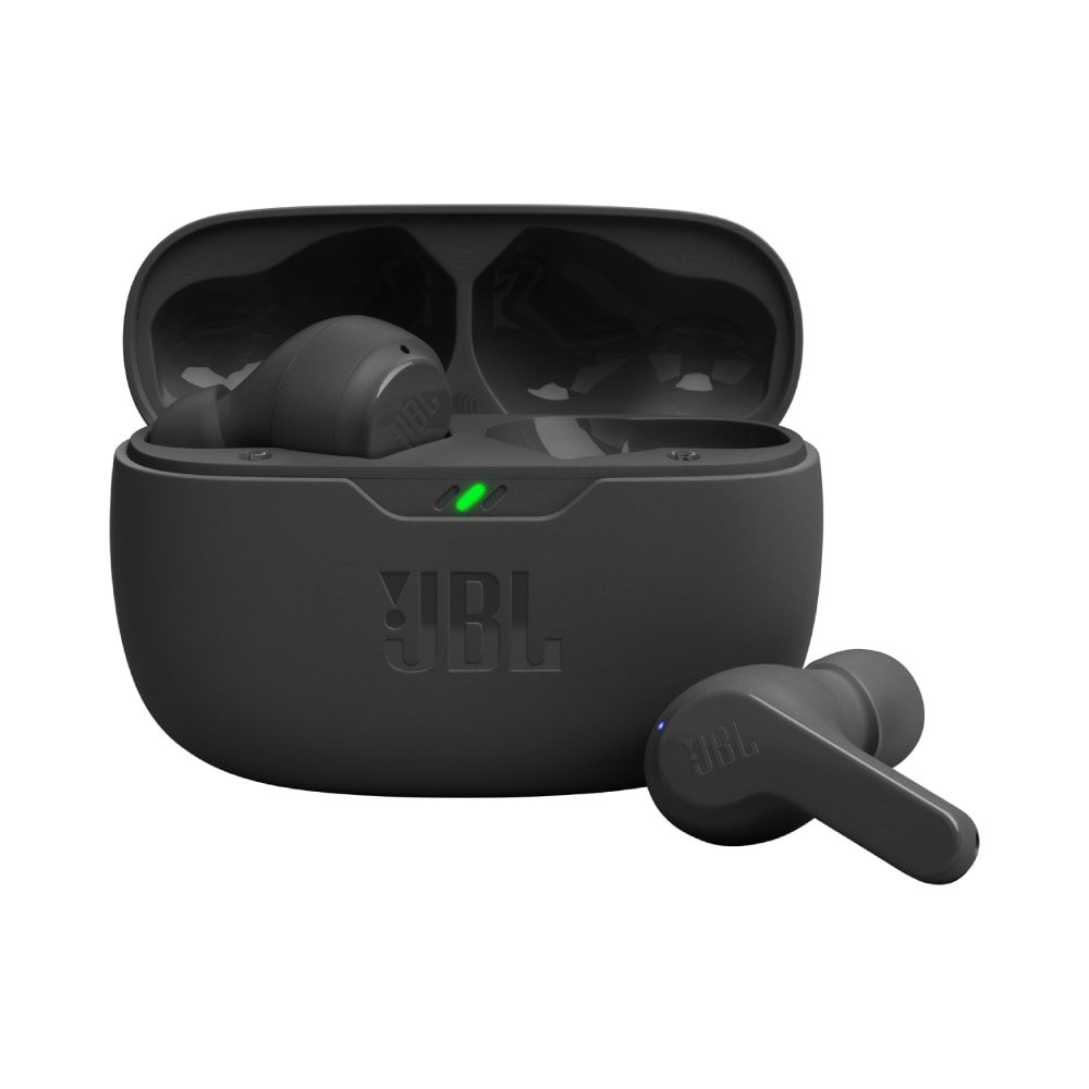 JBL Wave Beam Earbuds, Black - Image 1