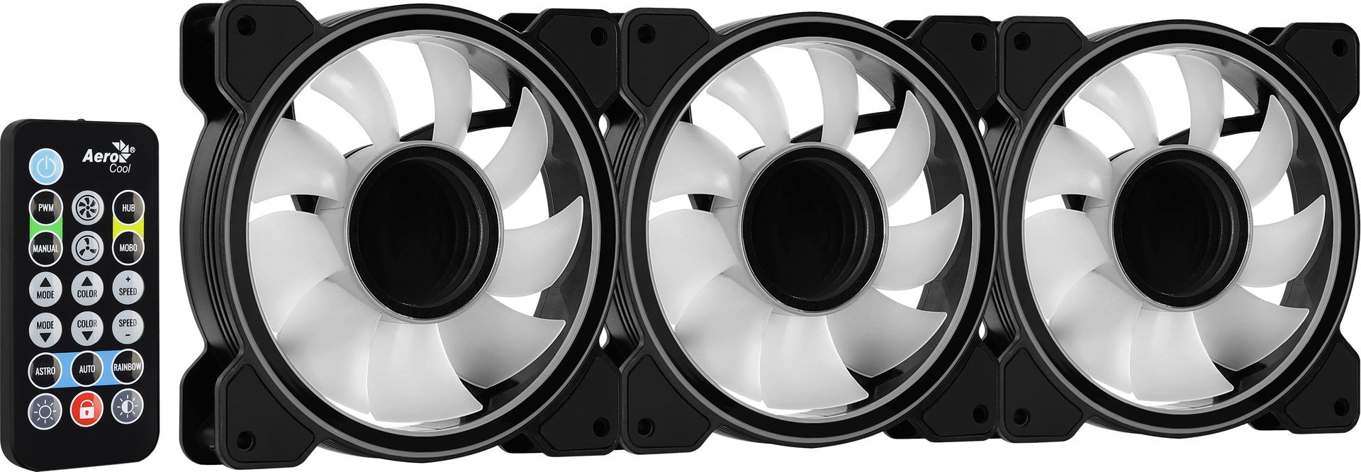 Aerocool Mirage 12 ARGB Pro Cooler, 12 cm, Black - Thumbnail 6