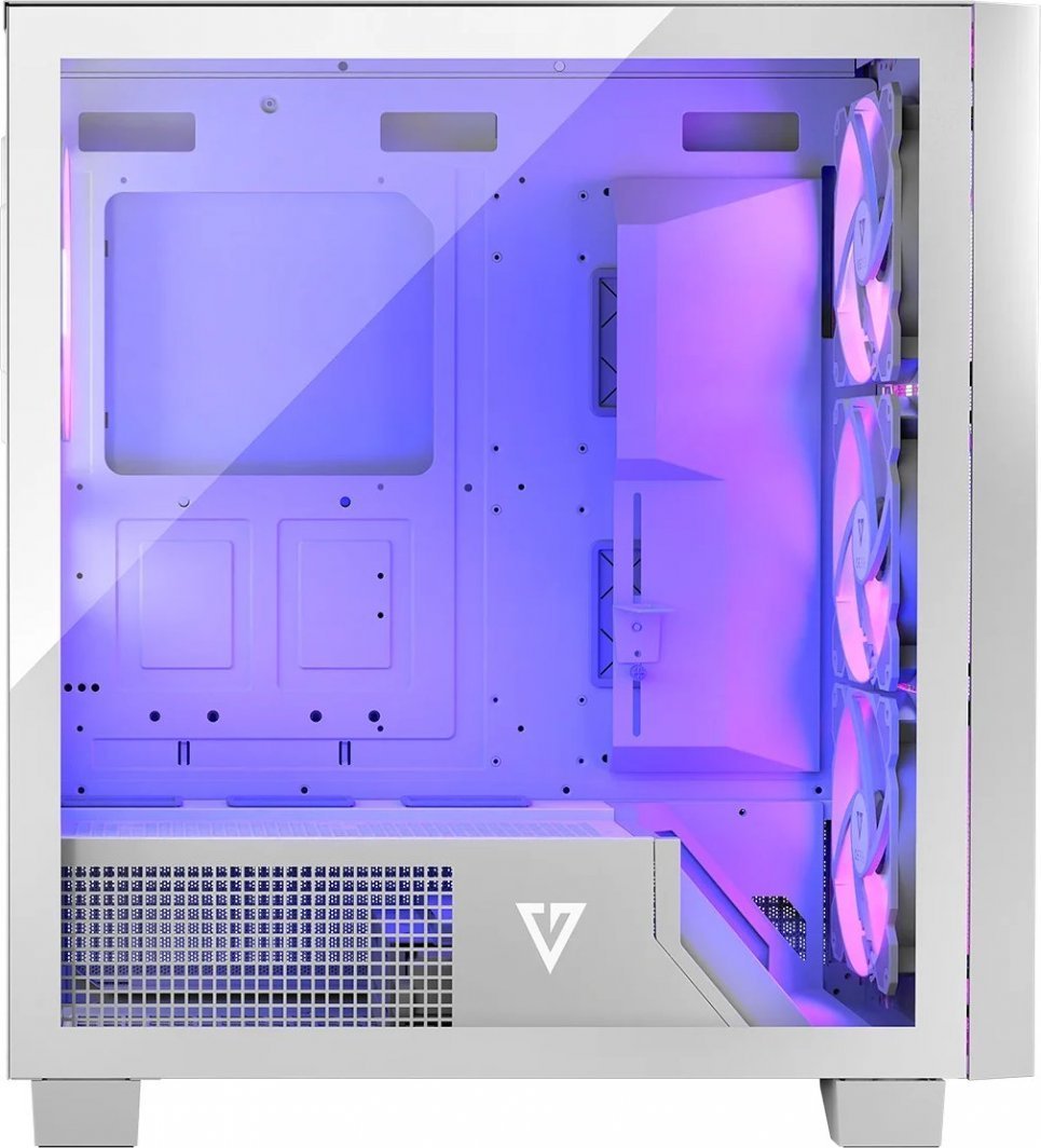 Modecom Perun Apex ARGB Case, White, Midi Tower - Thumbnail 5