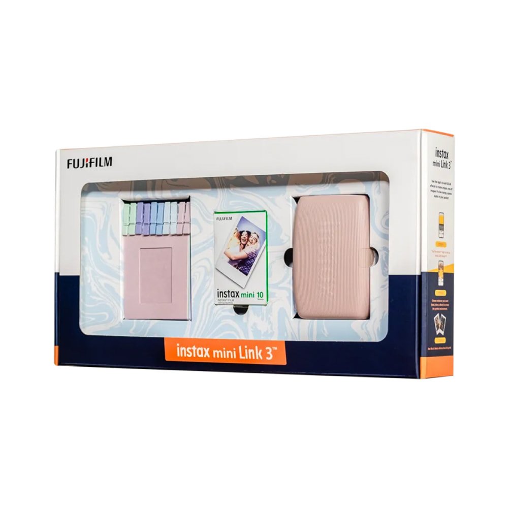 Fujifilm Instax Mini Link 3 Printer, Rose Pink - Thumbnail 7