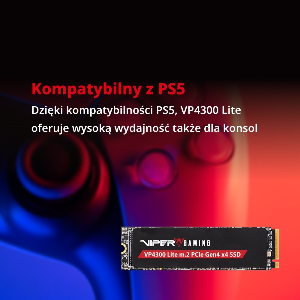 Patriot VP4300 Lite SSD, 2TB, M.2 2280 PCI-E x4 Gen4 NVMe - Thumbnail 8
