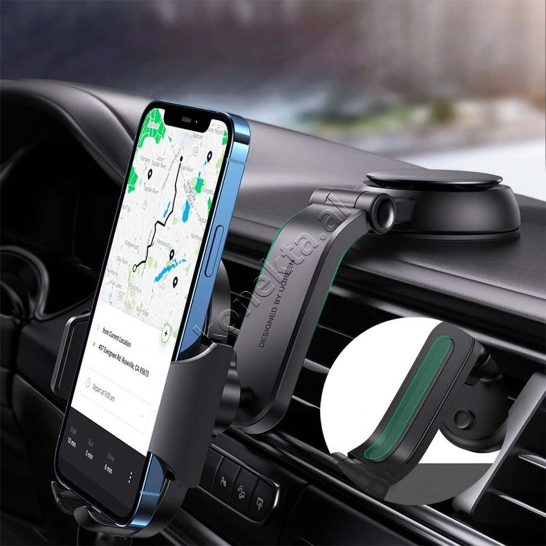 UGreen Car Phone Holder, Zinc Alloy, Fits Phones 4.7 - 7.2 Inch - Thumbnail 5