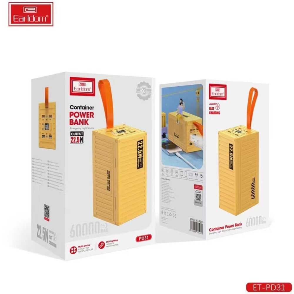 Earldom Container Power Bank 60000 mAh - Image 1