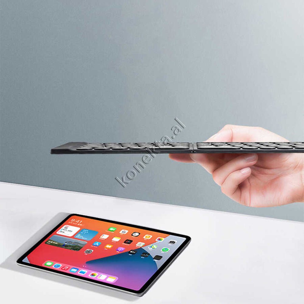 WiWU Wireless Keyboard, Foldable, Bluetooth, with Stand and Carrying Case - Thumbnail 8