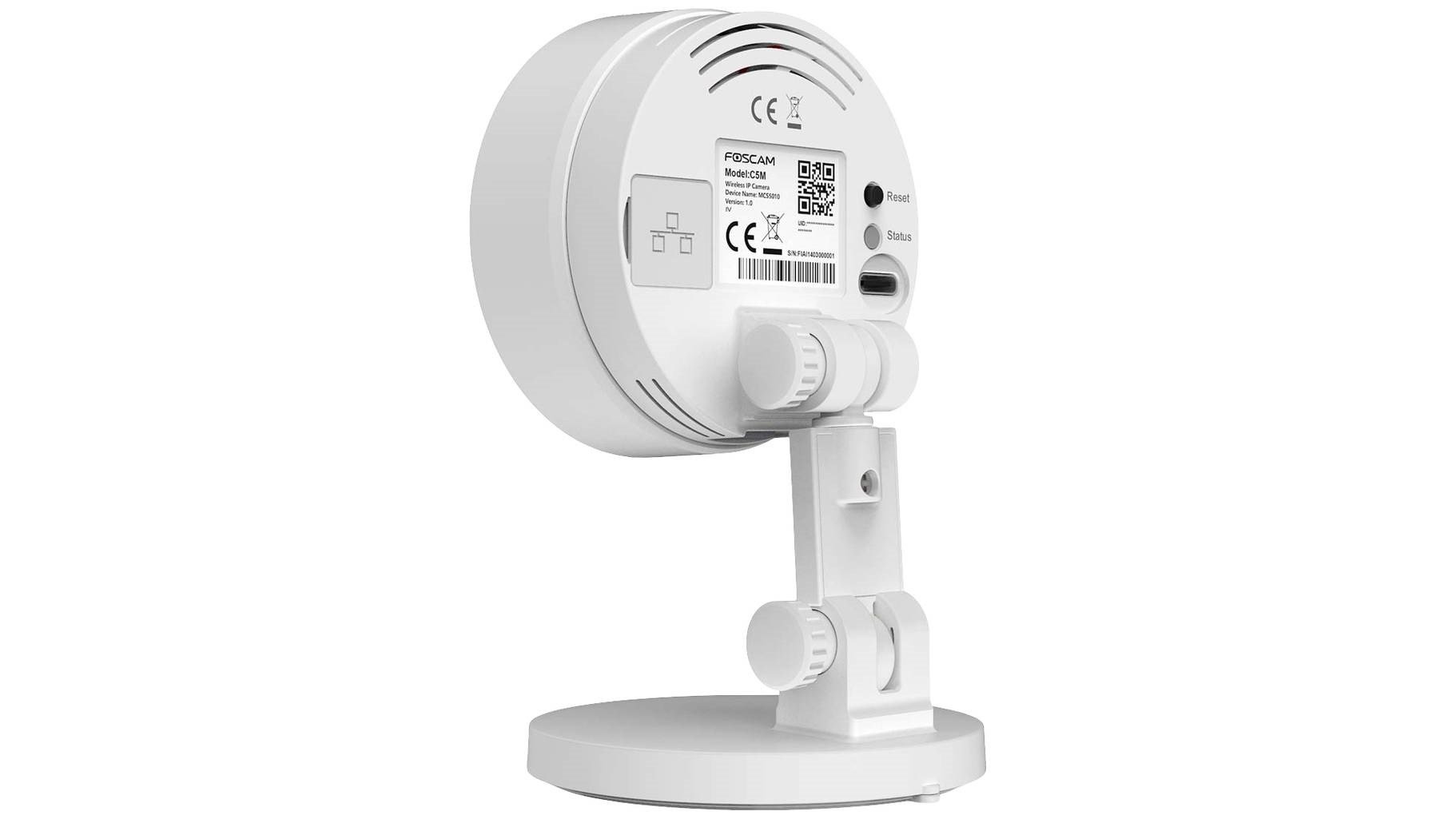 Foscam C5M Camera, 5 MP, 3072 x 1728, Motion Detection, White - Thumbnail 3