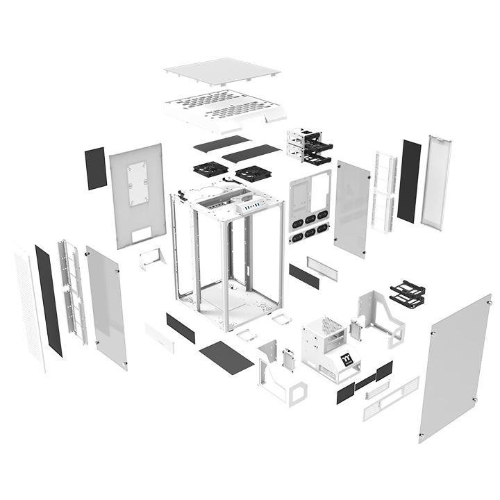 Thermaltake The Tower 900 Snow Edition Case, Full Tower - Thumbnail 11