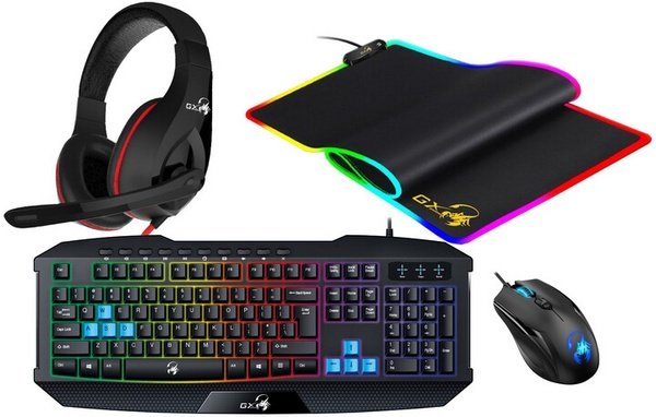 Genius GX Gaming Bundle (K215 + X-1 600 + HS-G560 + 800S RGB), CZ/SK - Image 1