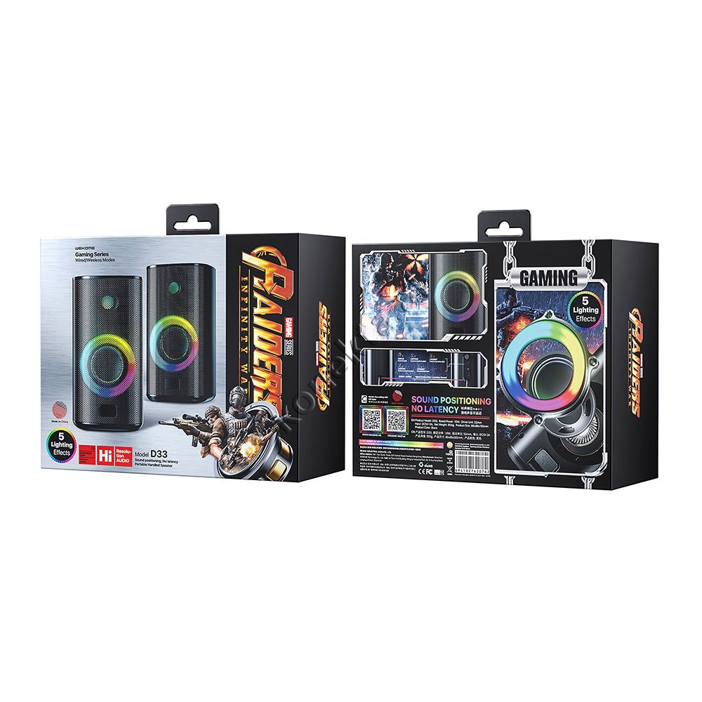 REMAX WK Bluetooth Speaker with RGB Light - Thumbnail 2