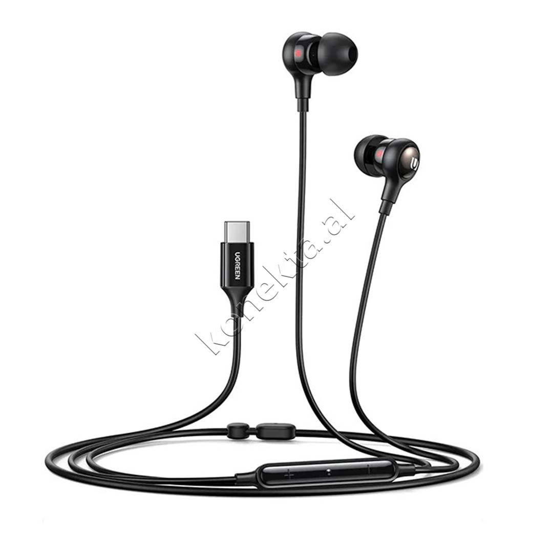 UGreen Audio Cable, Black, 1.2m, Aux 3.5mm / Type-C, With Integrated Microphone - Thumbnail 7