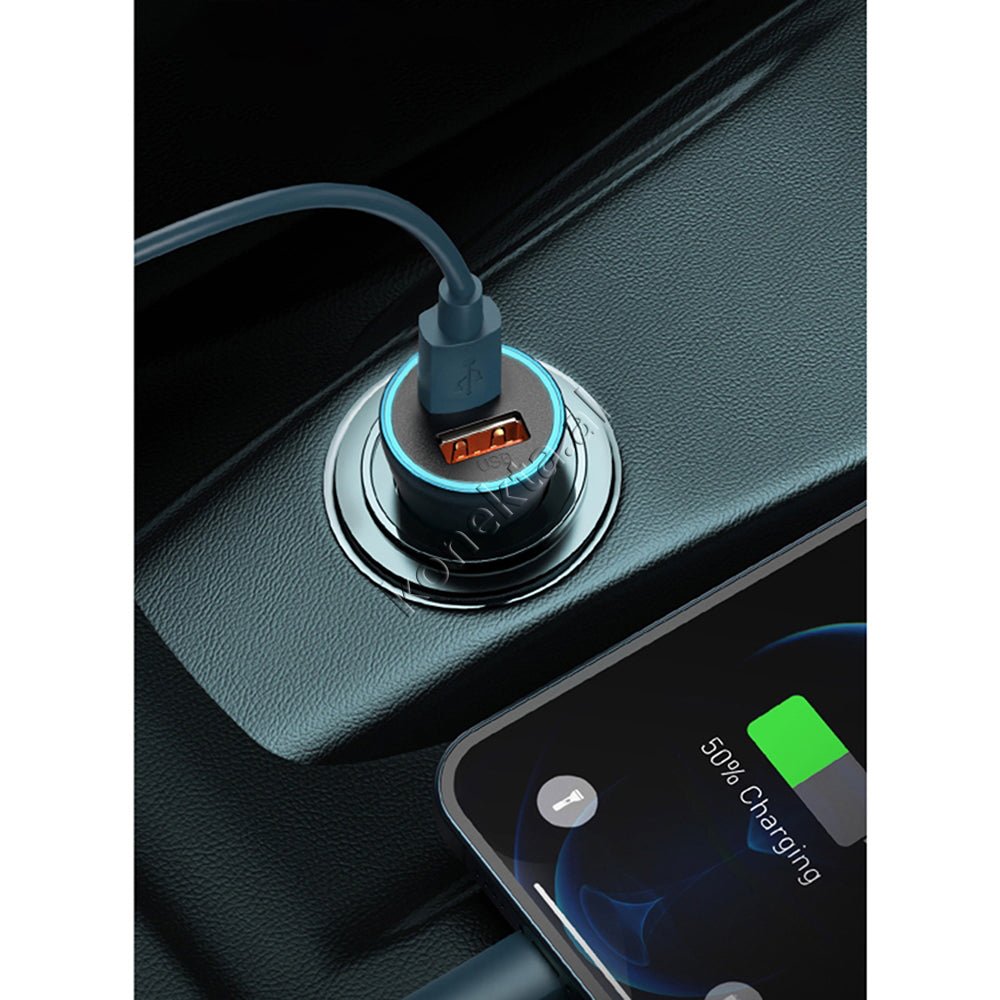 Baseus Adaptor Karikimi 40W per Makine Fast Charge me USB dhe Type-C, E Zeze - Thumbnail 5