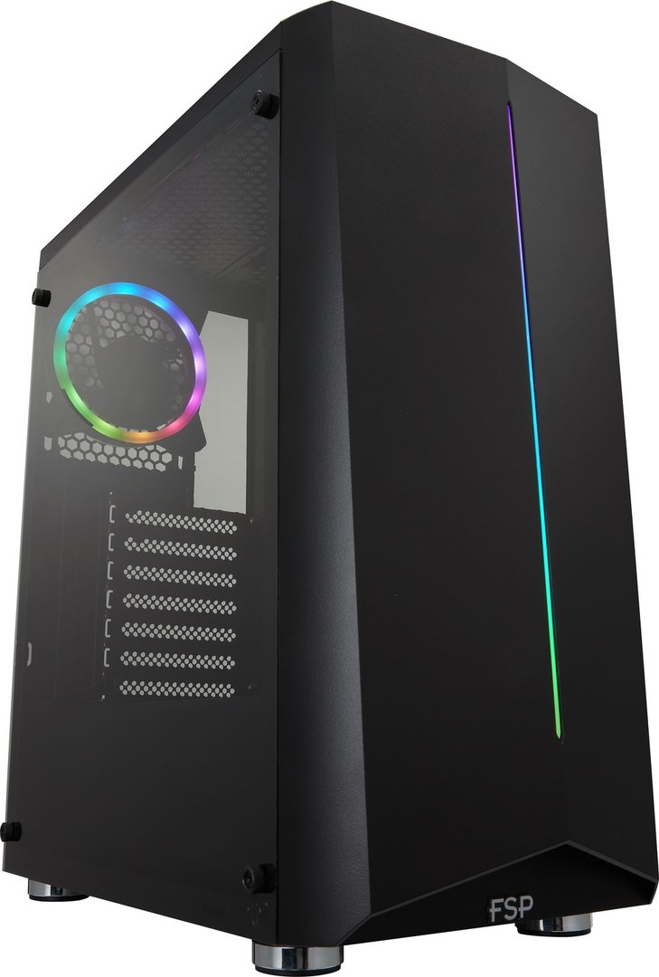 FSP CMT151 Case, Mid Tower, Black - Image 1