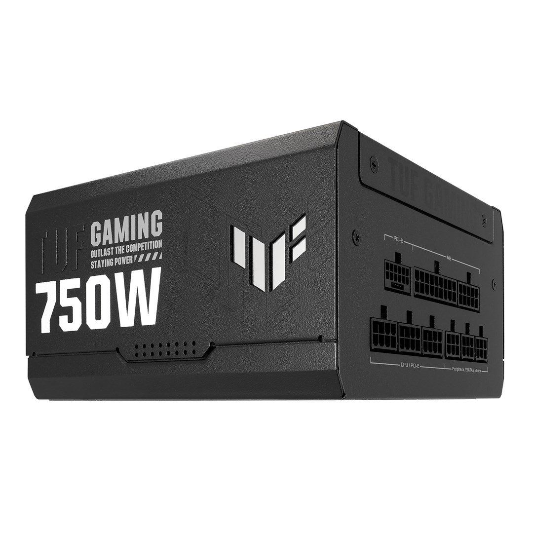 ASUS TUF Gaming Power Supply, 750W Gold, 20+4 pin ATX, Black - Thumbnail 2