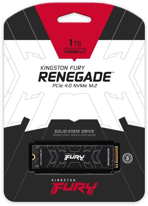 Kingston SSD FURY Renegade SSD, M.2, 1 TB - Thumbnail 3