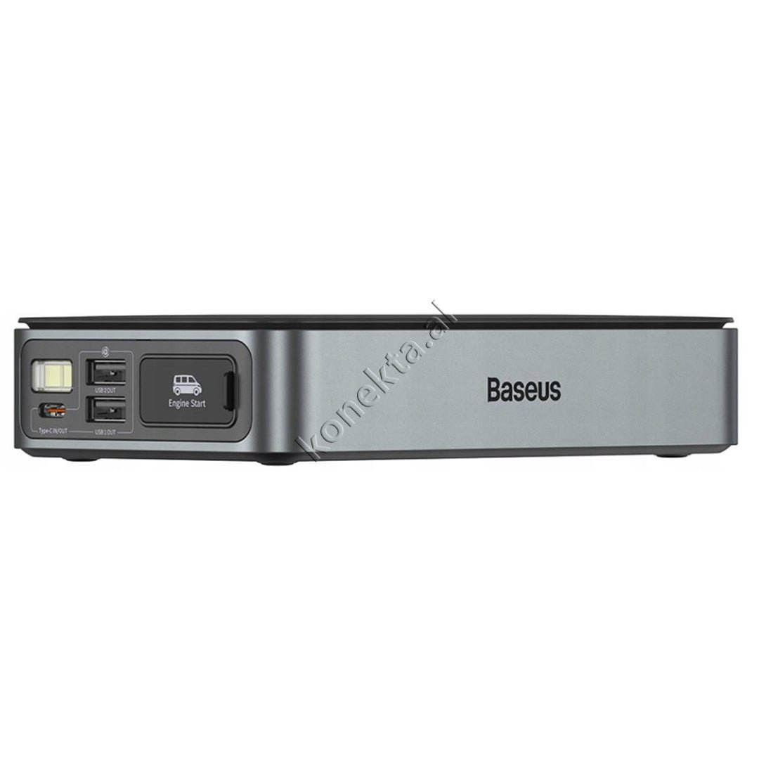 Baseus Multifunctional External Starter Battery, 12000mAh, Black - Thumbnail 3