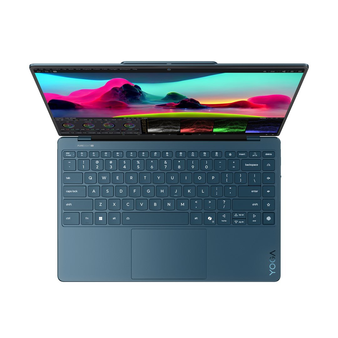 Lenovo Yoga Slim 9 14ILL10 Laptop, 14", Intel Core Ultra 7 258V, Touchscreen WQUXGA, 32 GB LPDDR5x-SDRAM, 1 TB SSD, Teal - Thumbnail 13