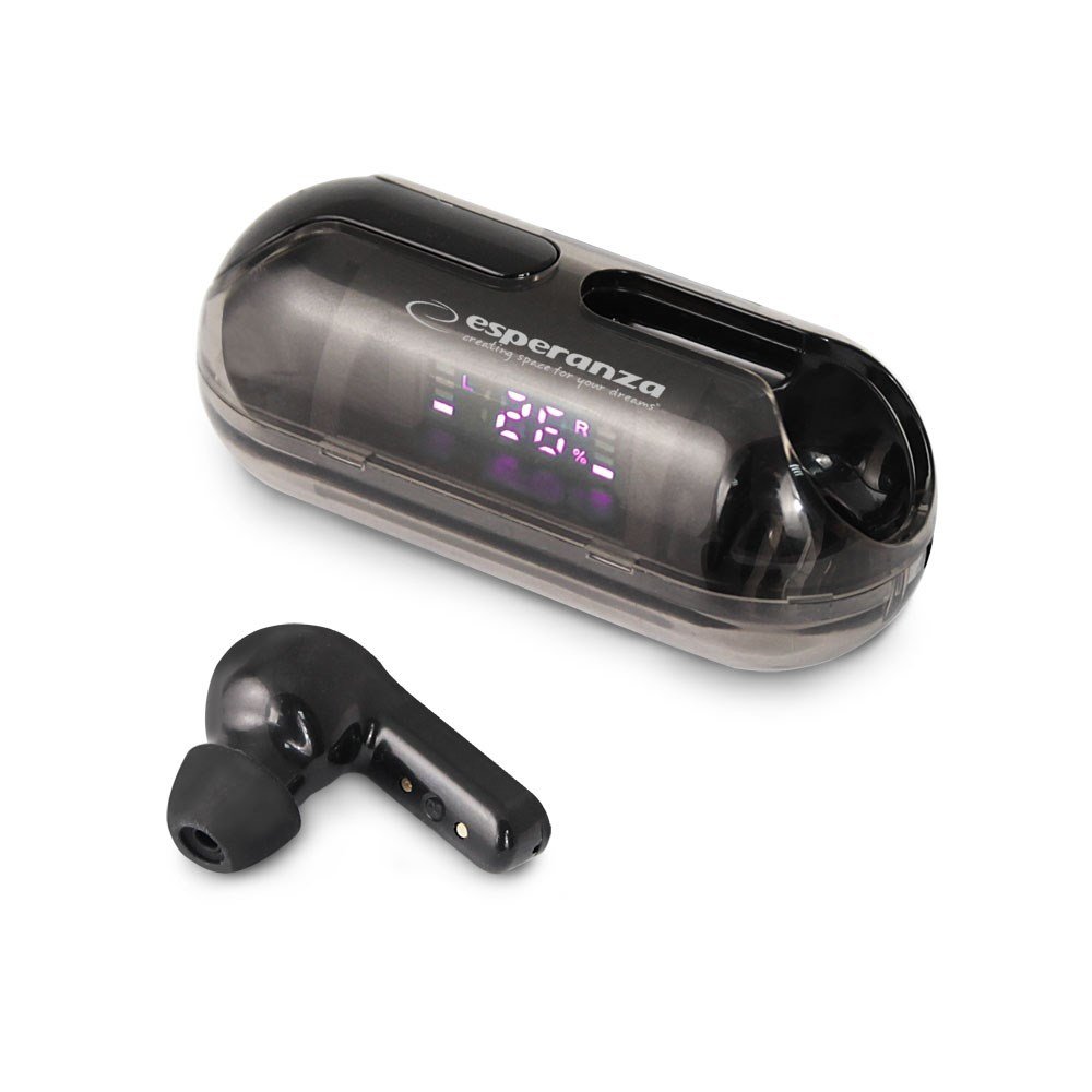 Esperanza EH239K Headphone, Wireless, Black - Image 1