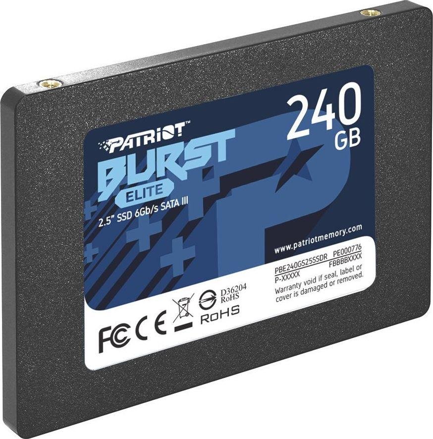 Patriot Burst Elite SSD, 240GB, 2.5" SATA III - Thumbnail 3