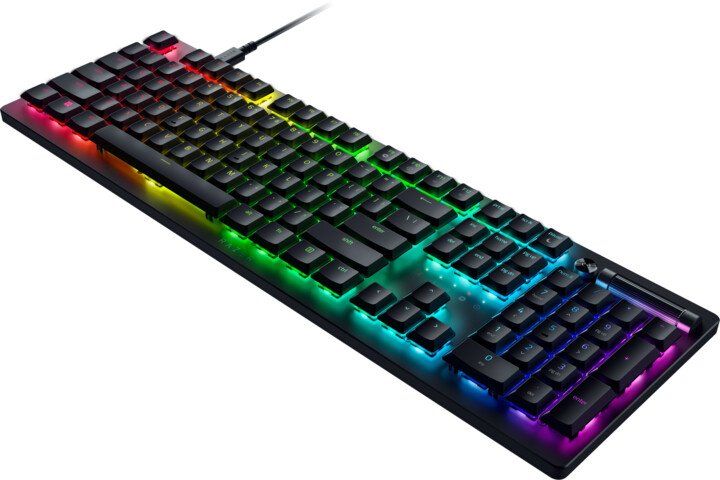 Razer DeathStalker V2 Keyboard, Red switch, US, Black - Thumbnail 2