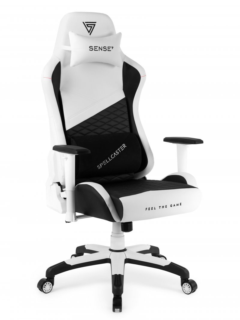 SENSE7 Spellcaster Senshi Edition Gaming Chair, XL, White - Image 1