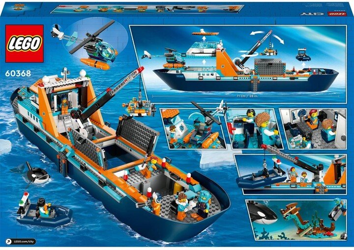 LEGO City 60368 Arctic Exploration Ship, 815 pieces - Thumbnail 10