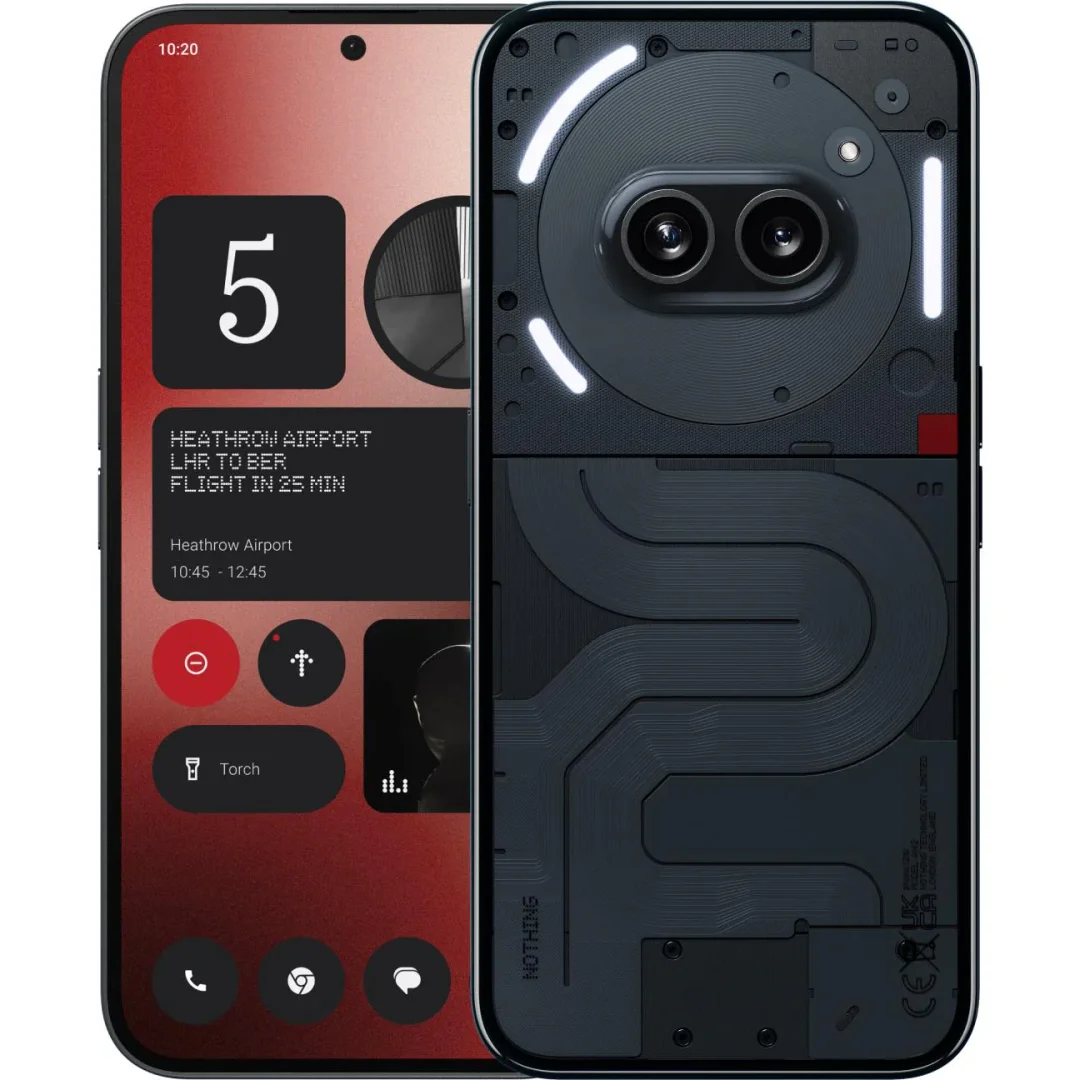 Nothing Phone 2a, Black, 12GB, 256GB - Image 1