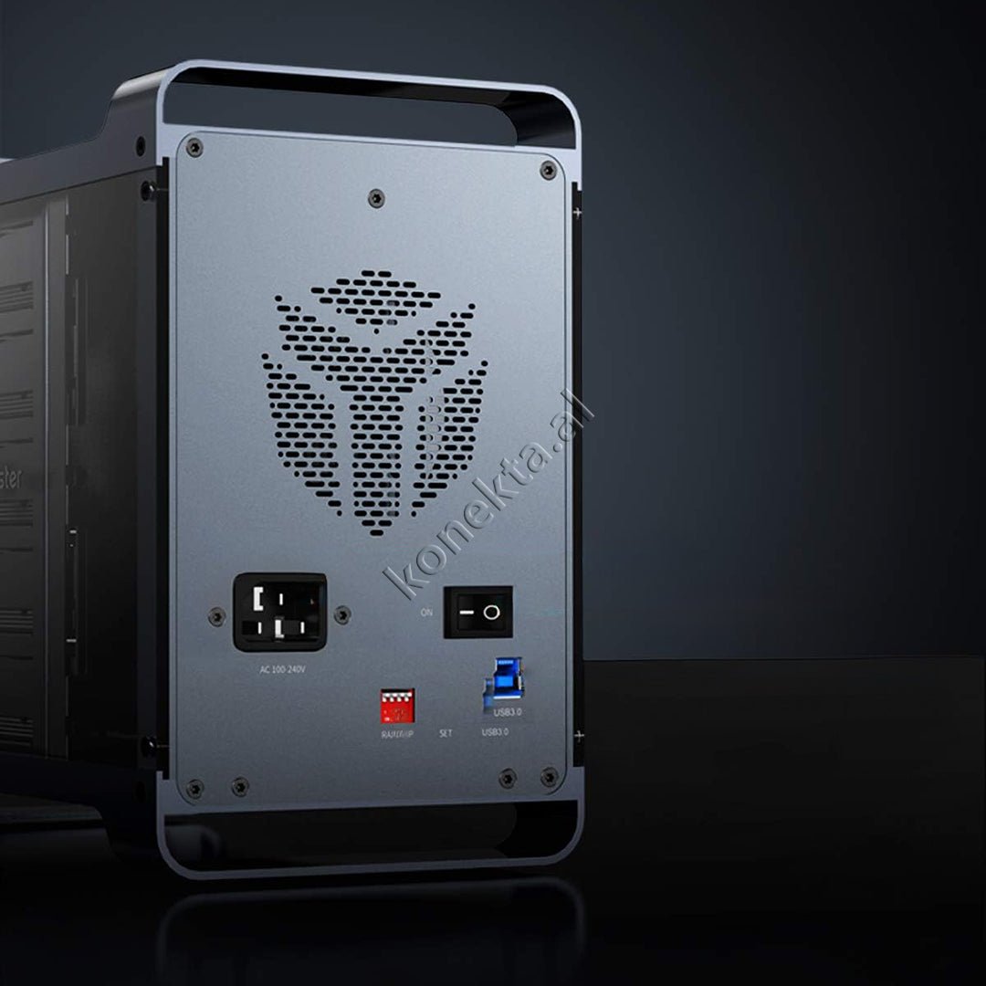 Yottamaster Hard Disk SSD Reader 3.5" / 2.5" 18TB With 5 Bays Up To 90TB Max With RGB Light - Thumbnail 5