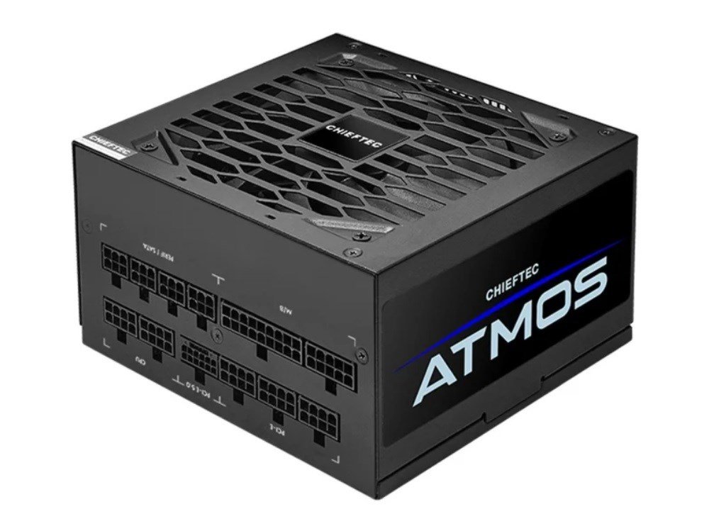 Chieftec ATMOS Power Supply, 750W, 80 PLUS Gold, Black - Image 1
